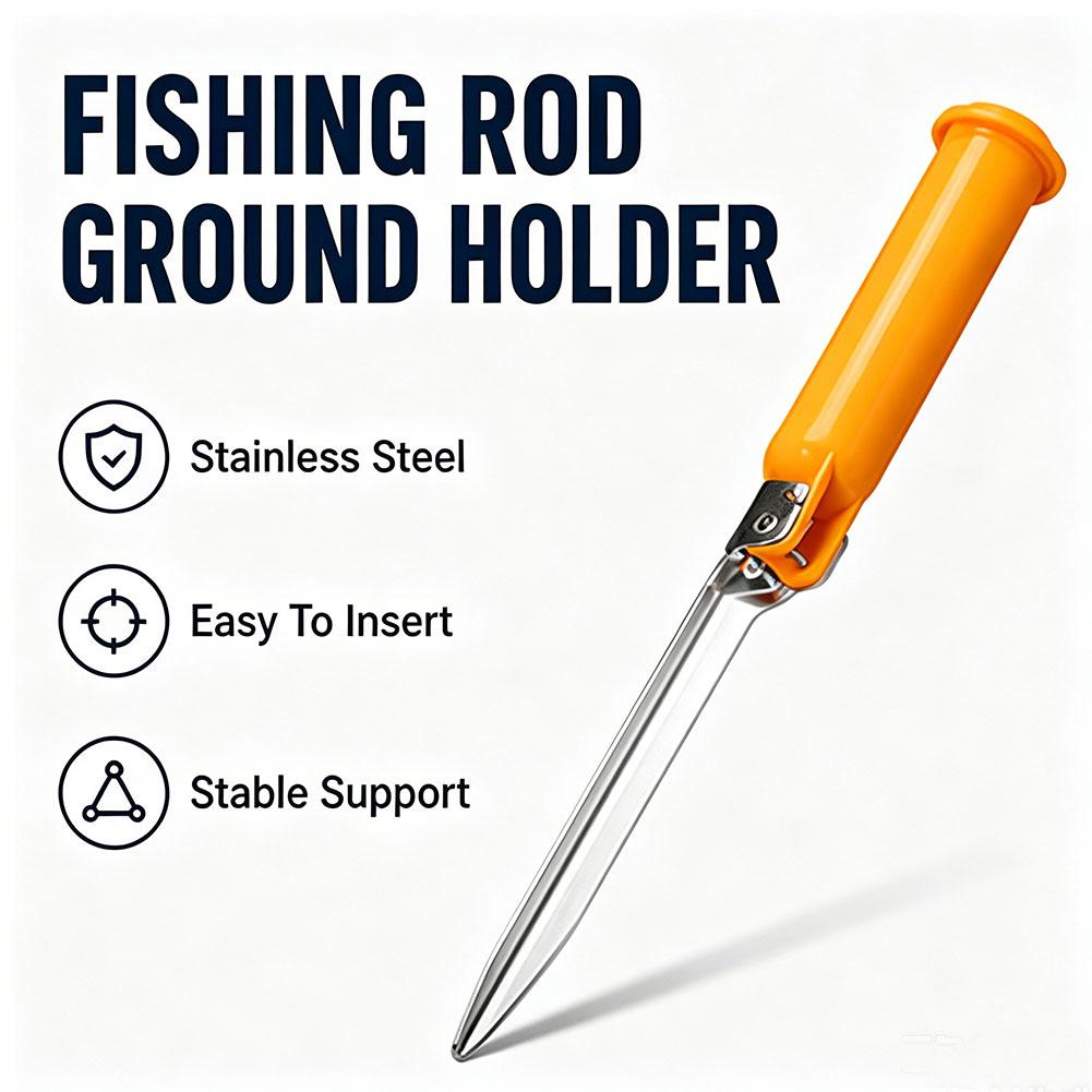 Fishing Kit Compact - Soporte Plegable Multifuncional para Cañas de