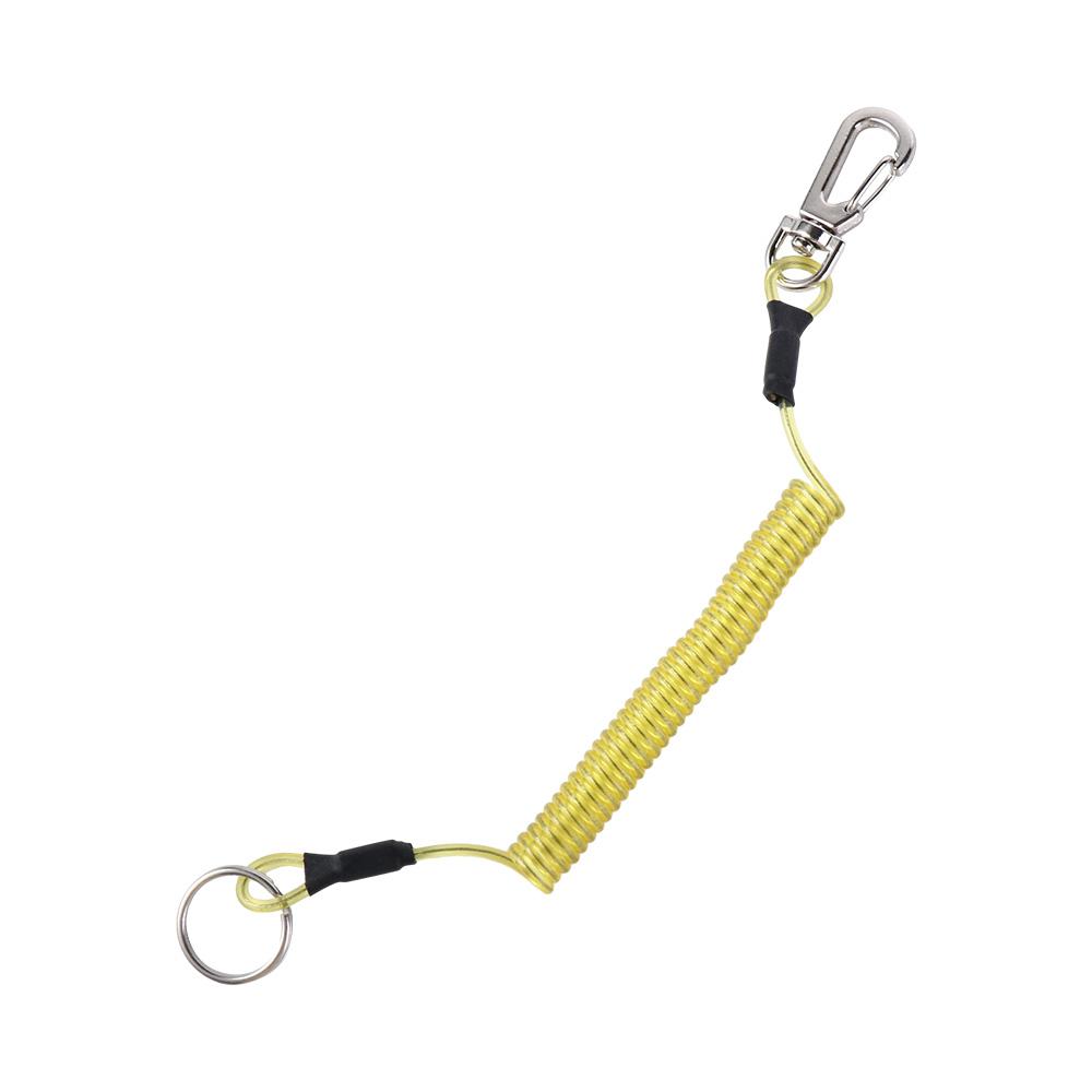 Fishing Kit Compact - Llavero de metal con mosquetón, cuerda