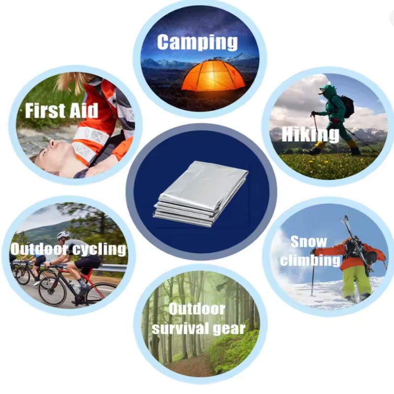 Emergency Mylar Tent - Tienda de refugio de emergencia portátil