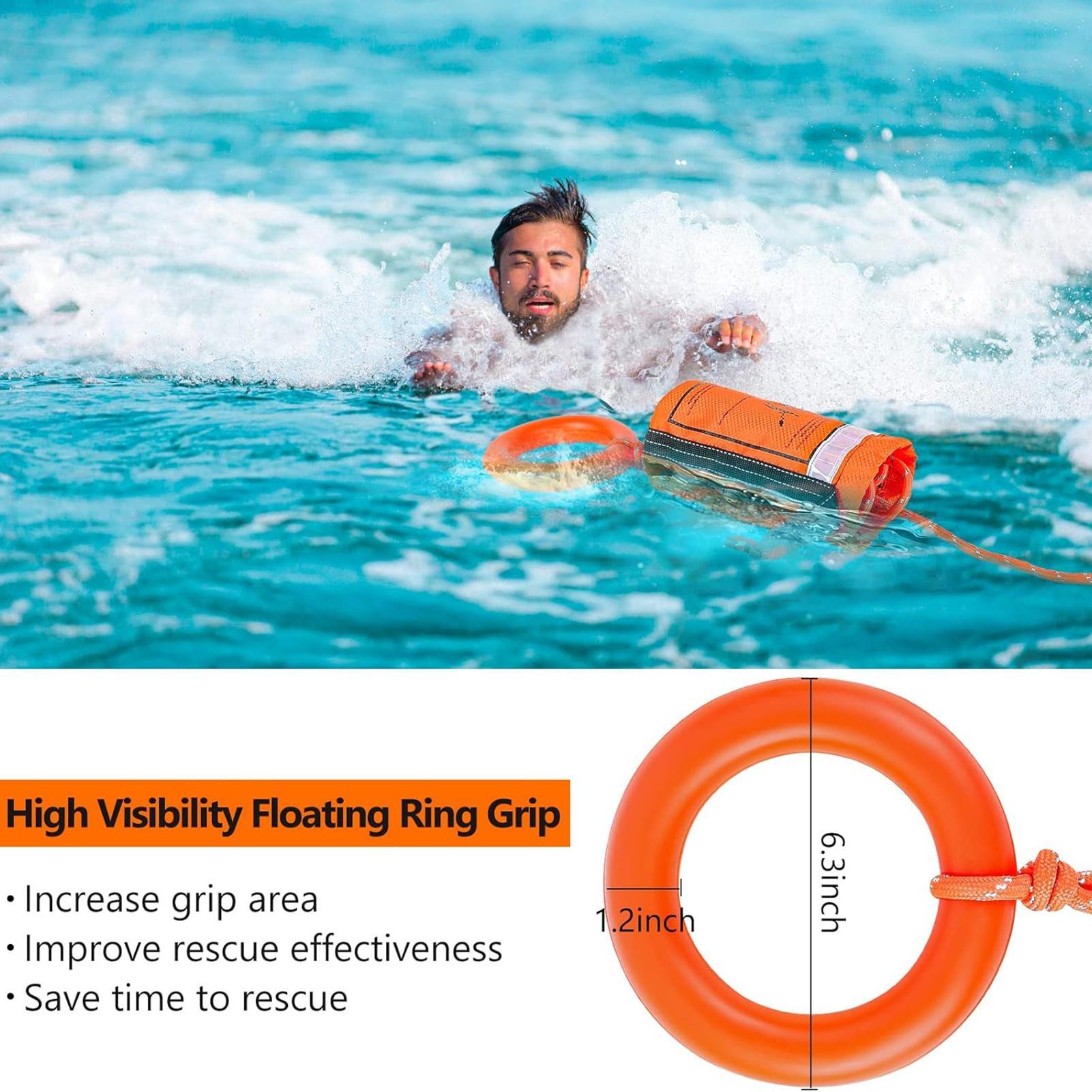 Bolsa de Rescate Acuático con  - Rescue Rope Throw reseña y precio