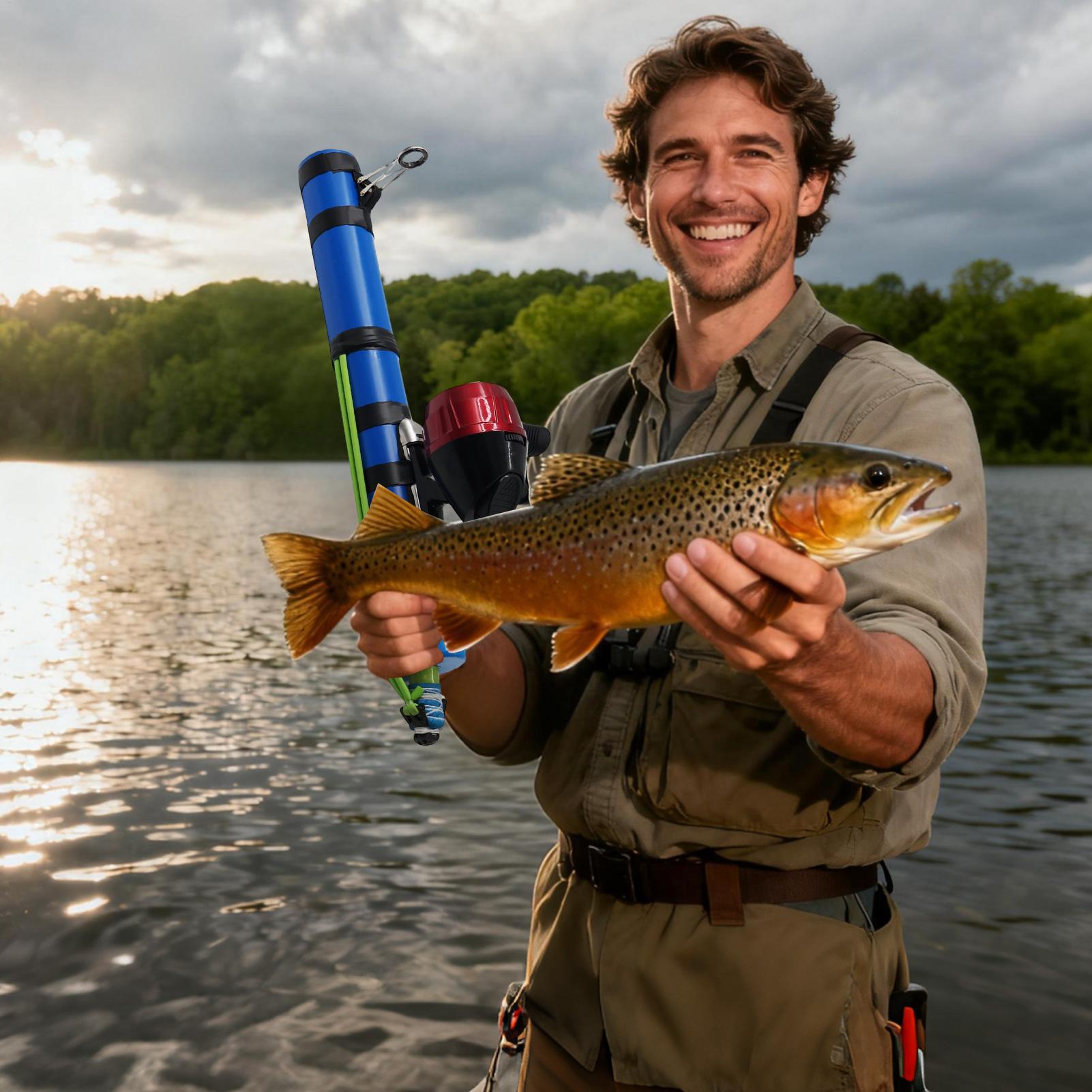 Caña de pescar con diseño de t - Fishing Kit Compact reseña y precio