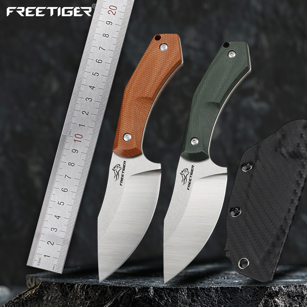 Cuchillo de hoja fija FREETIGE - Bushcraft Knife Fixed reseña y precio