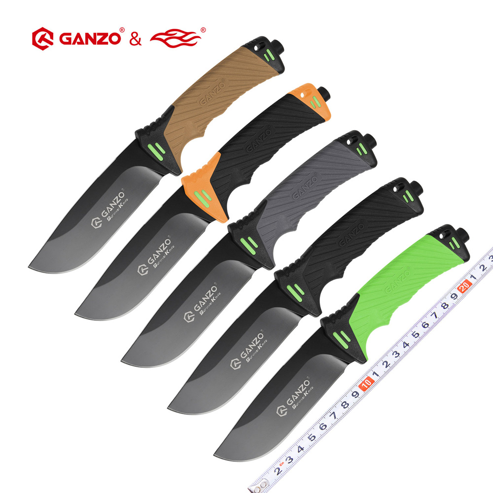 Cuchillo Ganzo G8012 58-60HRC, - Bushcraft Knife Fixed reseña y precio