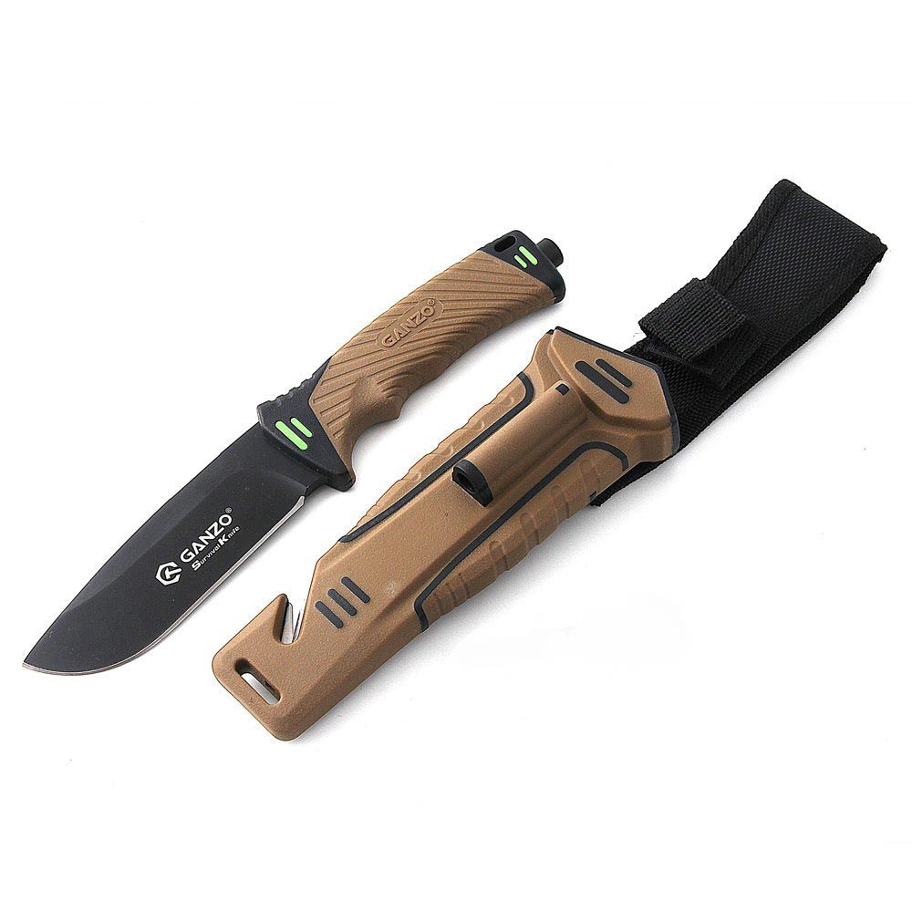 Cuchillo Ganzo G8012 58-60HRC, - Bushcraft Knife Fixed reseña y precio